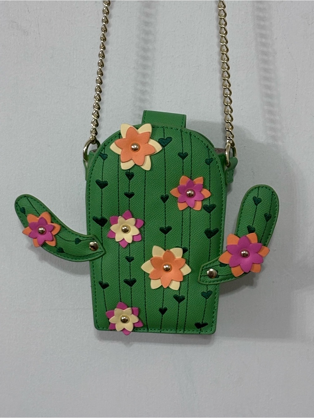 Betsey Johnson Kitsch Desert Cactus crossbody bag